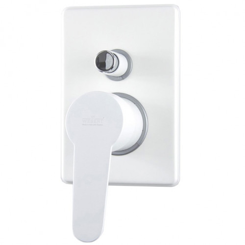 Смеситель для душа Webert Sax Evolution SE860101740 Белый матовый встраиваемый