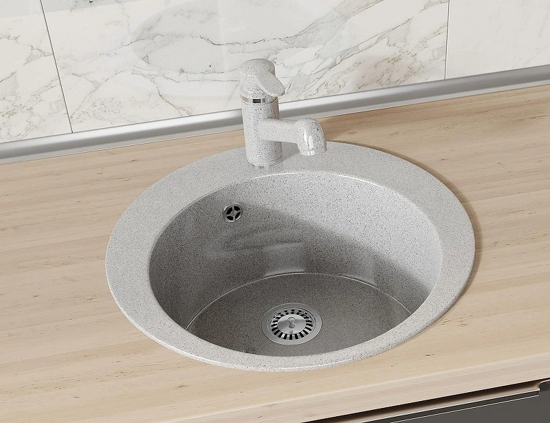Кухонная мойка Azario Соло 50 CS00105236 цвет Серый