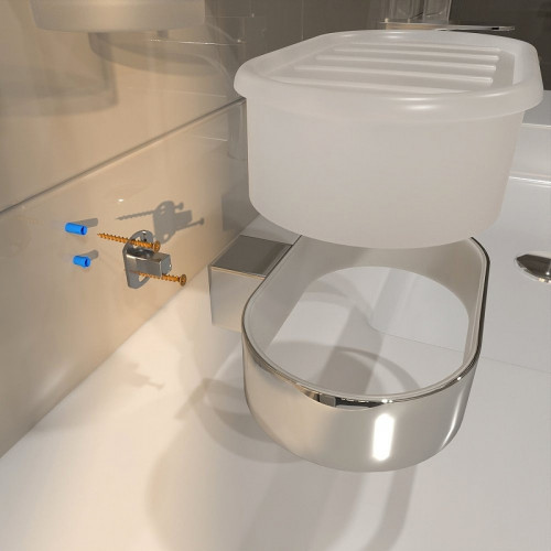 Мыльница Altasan Лотос ЛТ30Х Хром