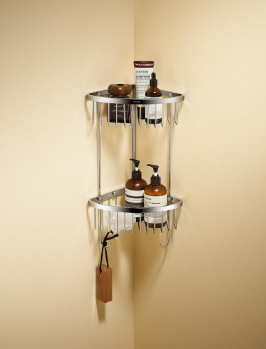 Полка корзина Arrow AGJ20CU угловая цвет Хром