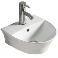 Раковина CeramaLux 35 78370 Белая фаянс подвесная