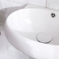 Раковина CeramaLux 43 9100L Белая фаянс подвесная