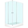 Душевой уголок Melodia della vita Cube 120x80 MCNCB12080MWt профиль Белый стекло матовое