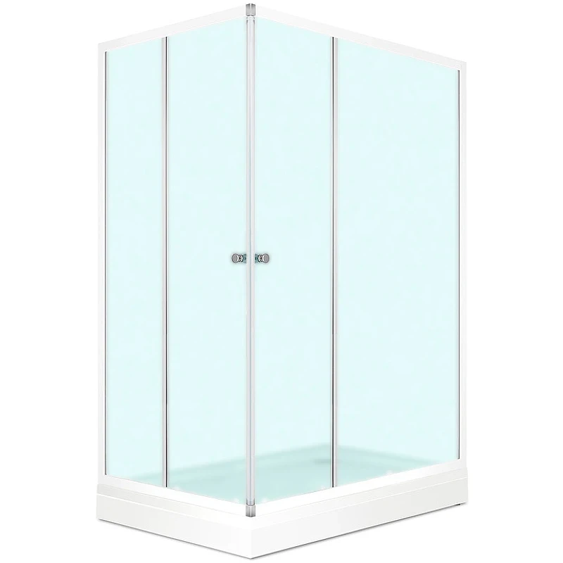 Душевой уголок Melodia della vita Cube 120x80 MCNCB12080MWt профиль Белый стекло матовое