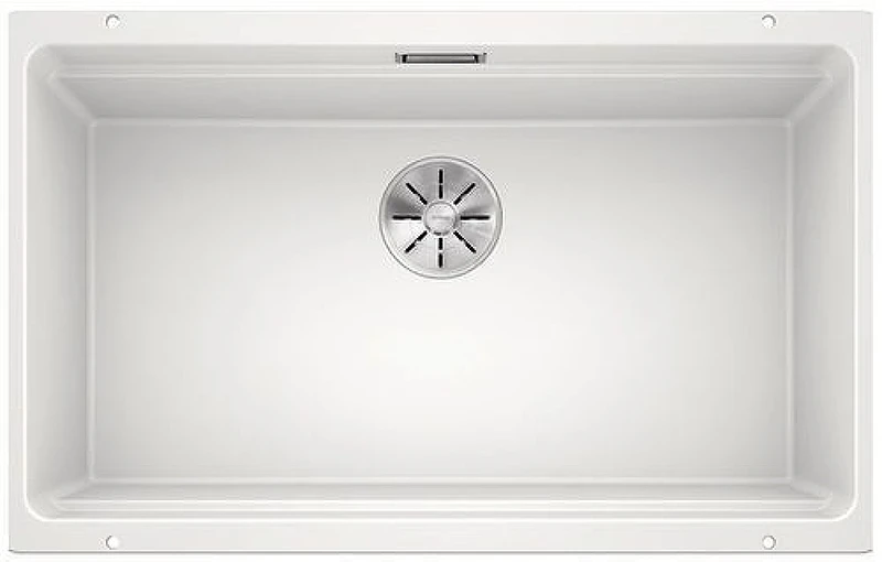 Кухонная мойка Blanco Etagon 700-U Silgranit 525171 Белая искусственный камень (литьевой мрамор) встраиваемый