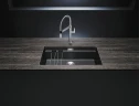 Кухонная мойка Blanco Etagon 700-U Silgranit 525171 Белая искусственный камень (литьевой мрамор) встраиваемый