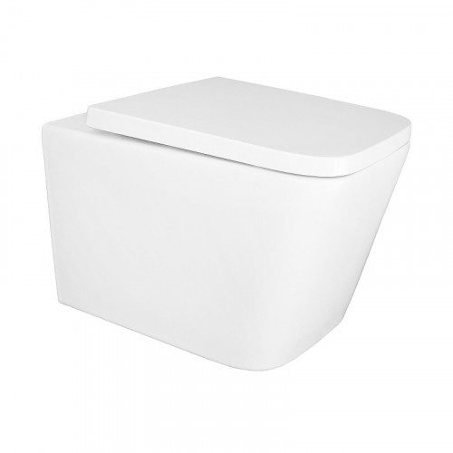 Унитаз Azario Nova AZ-2216 подвесной цвет Белый с сиденьем Микролифт
