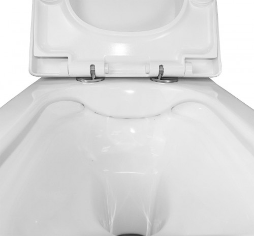 Унитаз Azario Nova AZ-2216 подвесной цвет Белый с сиденьем Микролифт