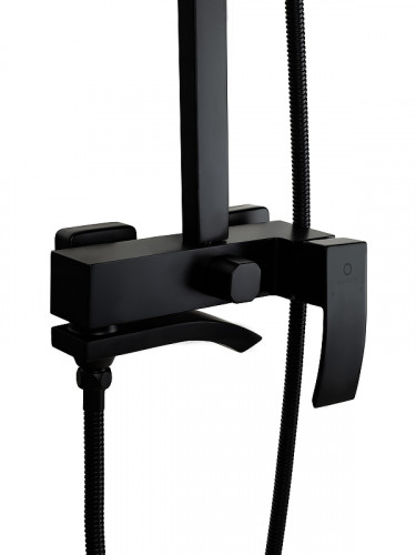 Душевая система FILARETE Waterfall FL2010BL цвет Черный матовый