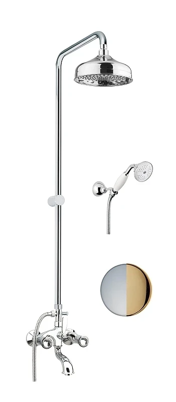 Душевая система Fiore Venere Sky 13CO0615 цвет Хром Золото