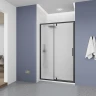 Душевая дверь Veconi Ottimo 100 OP20B-100-07-C9 профиль Черный матовый стекло матовое