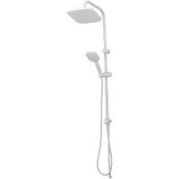 Душевая система Orange O-Shower OW04w Белый глянец нержавеющая сталь на стену