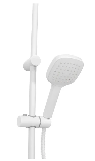 Душевая система Orange O-Shower OW04w Белый глянец нержавеющая сталь на стену