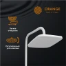 Душевая система Orange O-Shower OW04w Белый глянец нержавеющая сталь на стену