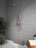 Душевая система Vitra Aquaheat Bliss A4720526EXP с термостатом Медь