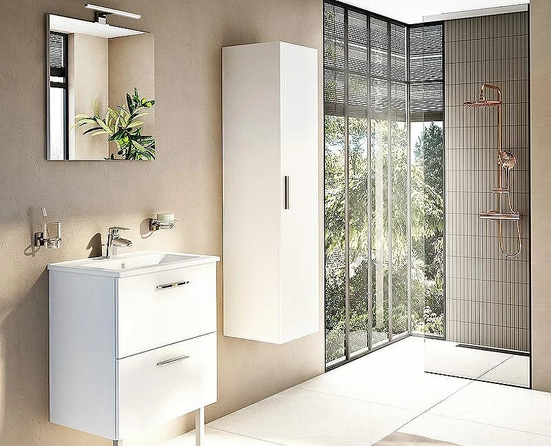 Душевая система Vitra Aquaheat Bliss A4720526EXP с термостатом Медь