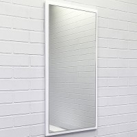 Зеркало Comforty Лозанна 40 00-00013799 Белое матовое МДФ / ЛДСП, стекло