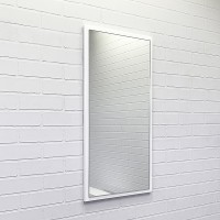Зеркало Comforty Лозанна 40 00-00013799 Белое матовое МДФ / ЛДСП, стекло