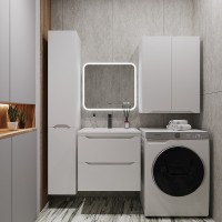 Подвесной шкаф Style Line Марелла 60 Люкс Plus СС-00002424 Белый матовый антискрейтч МДФ / ЛДСП