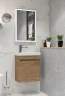 Тумба под раковину Art&Max Family M 50 Family-M-500-1D-SO-HG подвесная цвет Дуб Харбор золотой