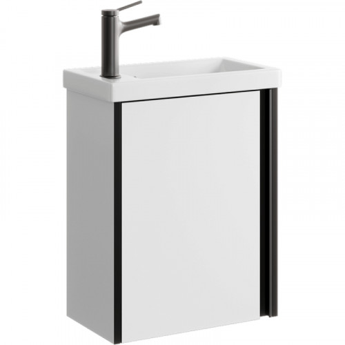 Тумба под раковину Aqwella Urban 45 URB0145W подвесная Белая МДФ / ЛДСП