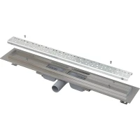 Душевой лоток Alcaplast Low APZ111-1150M с решеткой Хром матовая