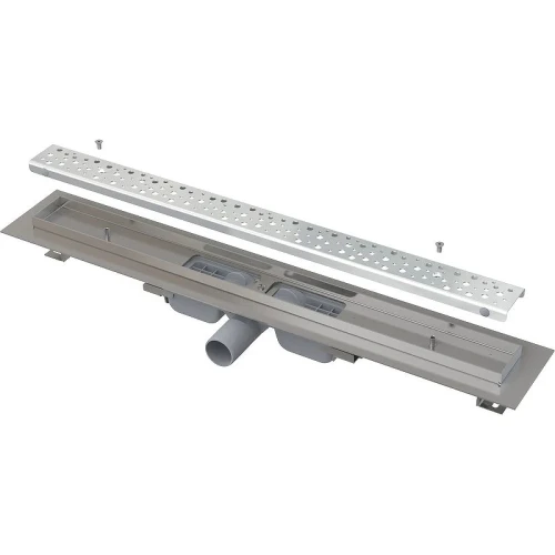 Душевой лоток Alcaplast Low APZ111-1150M с решеткой Хром матовая
