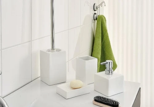 Стакан для зубных щеток Ridder Cube 2135101 Белый