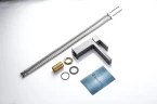 Смеситель для раковины Knotlor Stable KN-20/GMP цвет Вороненая сталь