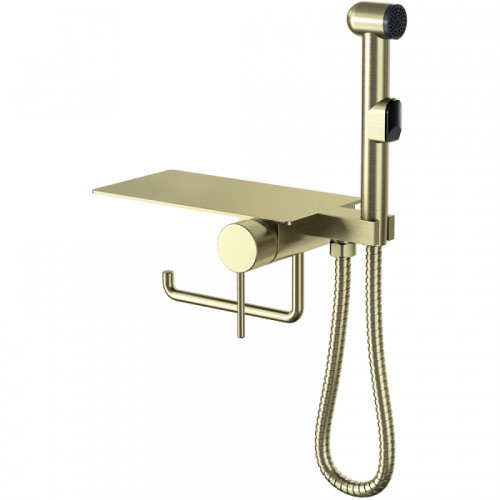 Гигиенический душ со смесителем Bronze de Luxe Scandi 708BR Бронза латунь на стену