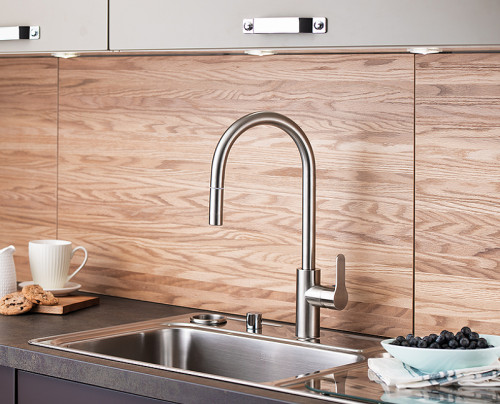 Смеситель для кухни Vitra Masterline Inox A42153EXP Хром латунь