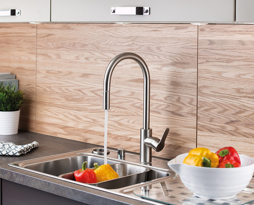 Смеситель для кухни Vitra Masterline Inox A42153EXP Хром латунь