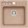Кухонная мойка Alveus Granital Niagara 20 Beige G55 465x465x180 1089483 Бежеая искусственный камень (литьевой мрамор) встраиваемый