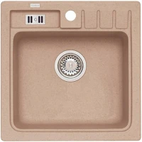 Кухонная мойка Alveus Granital Niagara 20 Beige G55 465x465x180 1089483 Бежеая искусственный камень (литьевой мрамор) встраиваемый