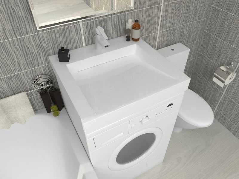 Раковина Stella Polar Берта 60 SP-00001682 на стиральную машину Белая