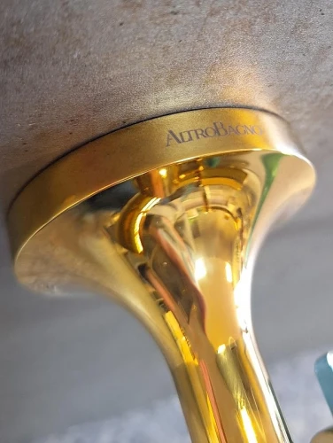 Стеклянная полка AltroBagno Corposo 082805 Gl цвет Золото