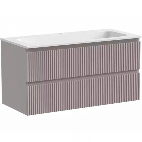 Тумба под раковину Sancos Snob R 100 SNR100SM подвесная Doha Soft МДФ / ЛДСП