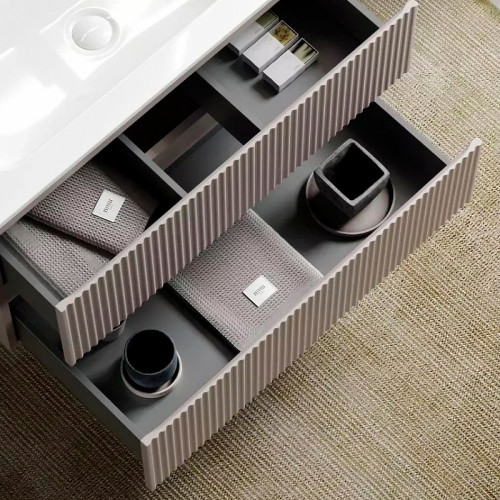 Тумба под раковину Sancos Snob R 100 SNR100SM подвесная Doha Soft МДФ / ЛДСП