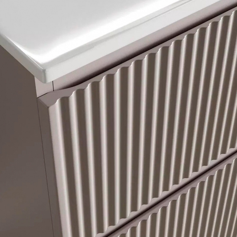 Тумба под раковину Sancos Snob R 100 SNR100SM подвесная Doha Soft МДФ / ЛДСП