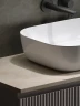 Тумба под раковину Sancos Snob R 100 SNR100SM подвесная Doha Soft МДФ / ЛДСП