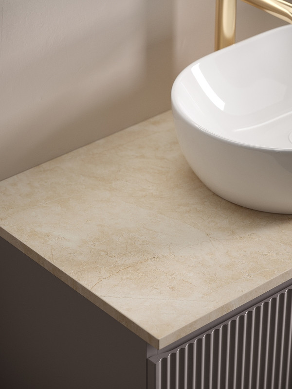 Тумба под раковину Sancos Snob R 100 SNR100SM подвесная Doha Soft МДФ / ЛДСП