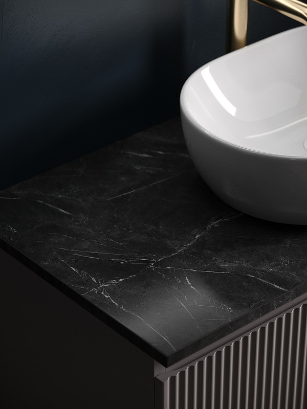 Тумба под раковину Sancos Snob R 100 SNR100SM подвесная Doha Soft МДФ / ЛДСП