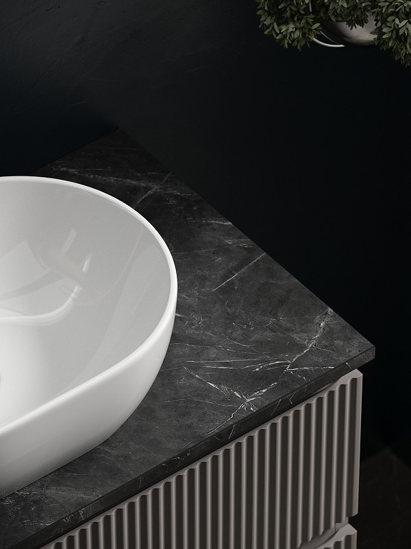 Тумба под раковину Sancos Snob R 100 SNR100SM подвесная Doha Soft МДФ / ЛДСП