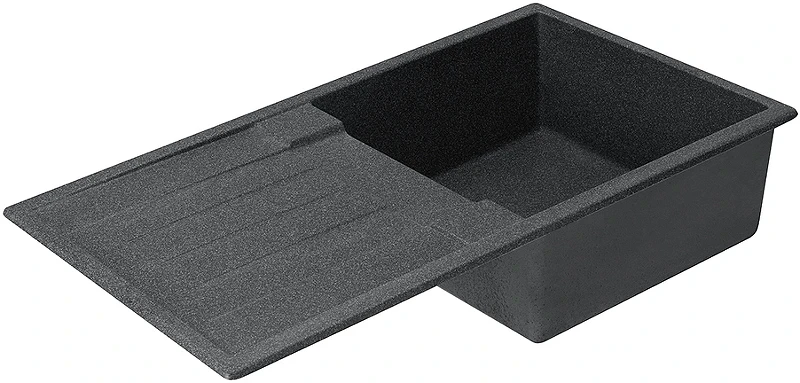 Кухонная мойка Aquaton Верона 86 1A710032VR210 Графит искусственный камень (литьевой мрамор) встраиваемый