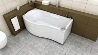 Акриловая ванна BellSan Милен 170x90 R 4627171532466 с гидромассажем
