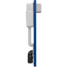 Комплект унитаза Berges Ego XL Rimless с инсталляцией Atom Line 043357 с сиденьем Микролифт и Черной SoftTouch клавишей смыва фарфор подвесной