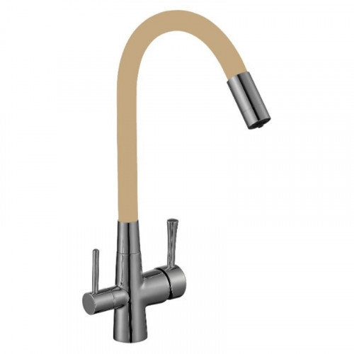 Смеситель для кухни Savol S-L1806L-12 цвет Сатин Бежевый
