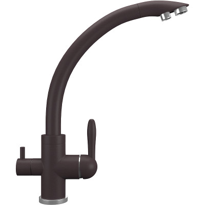 Смеситель для кухни Ulgran Quartz UQ-017-06 Трюфель латунь