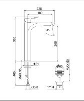 Смеситель для раковины Fiore Kevon 81NN8119