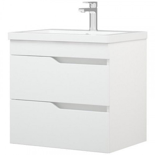 Тумба под раковину Corozo Теона 60 Z2 SD-00001672 подвесная Белая МДФ / ЛДСП